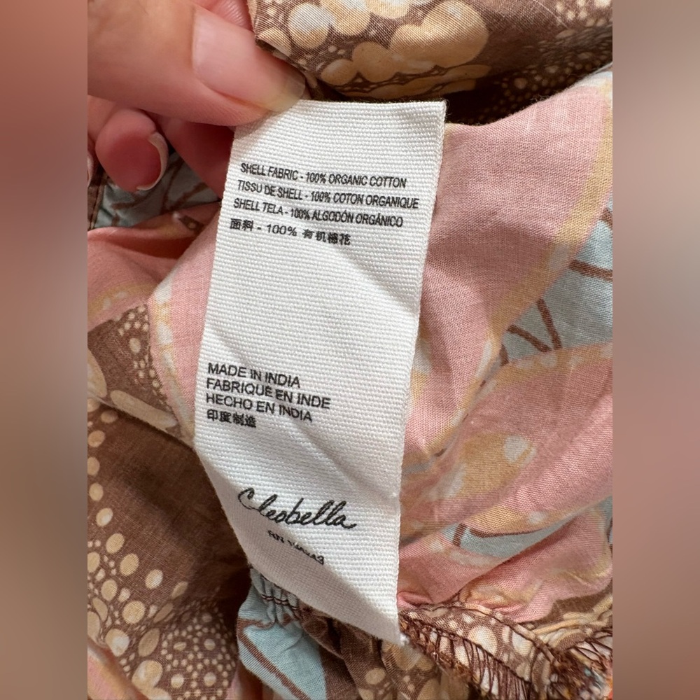 NWT Cleobella Tiana Ruched Mini Dress in Riviera Print - Picture 11 of 14